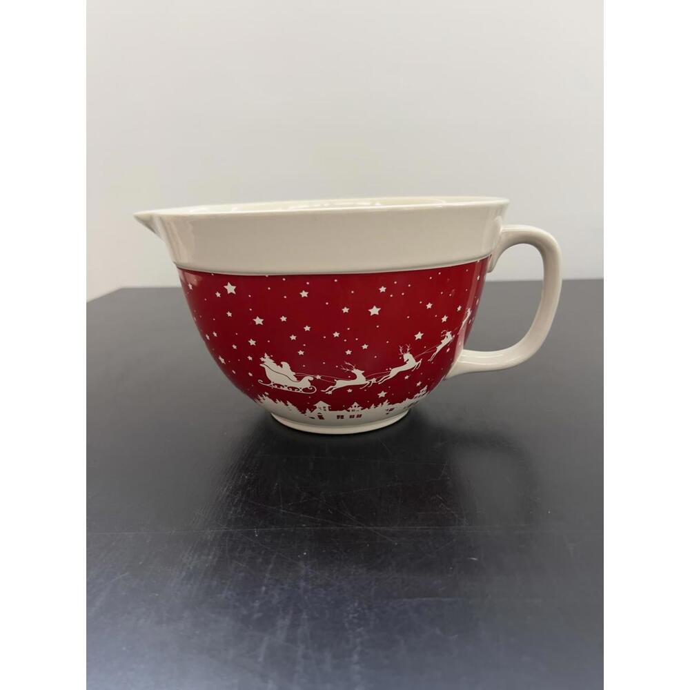 The Bakeshop‎ by Master Class "Santa's Trip" Ceramic Mixing Bowl